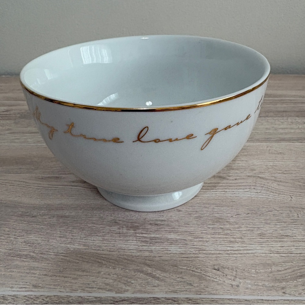 Pier 1 Imports 12 Days of Christmas 1st Day Partridge Bowl